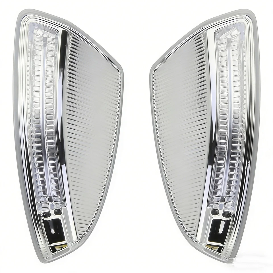 1Pair LH+RH Mirror Turn Signal Lamp Light For Benz ML GL CLASS GL350 GL450 GL550 - Image 3 of 4