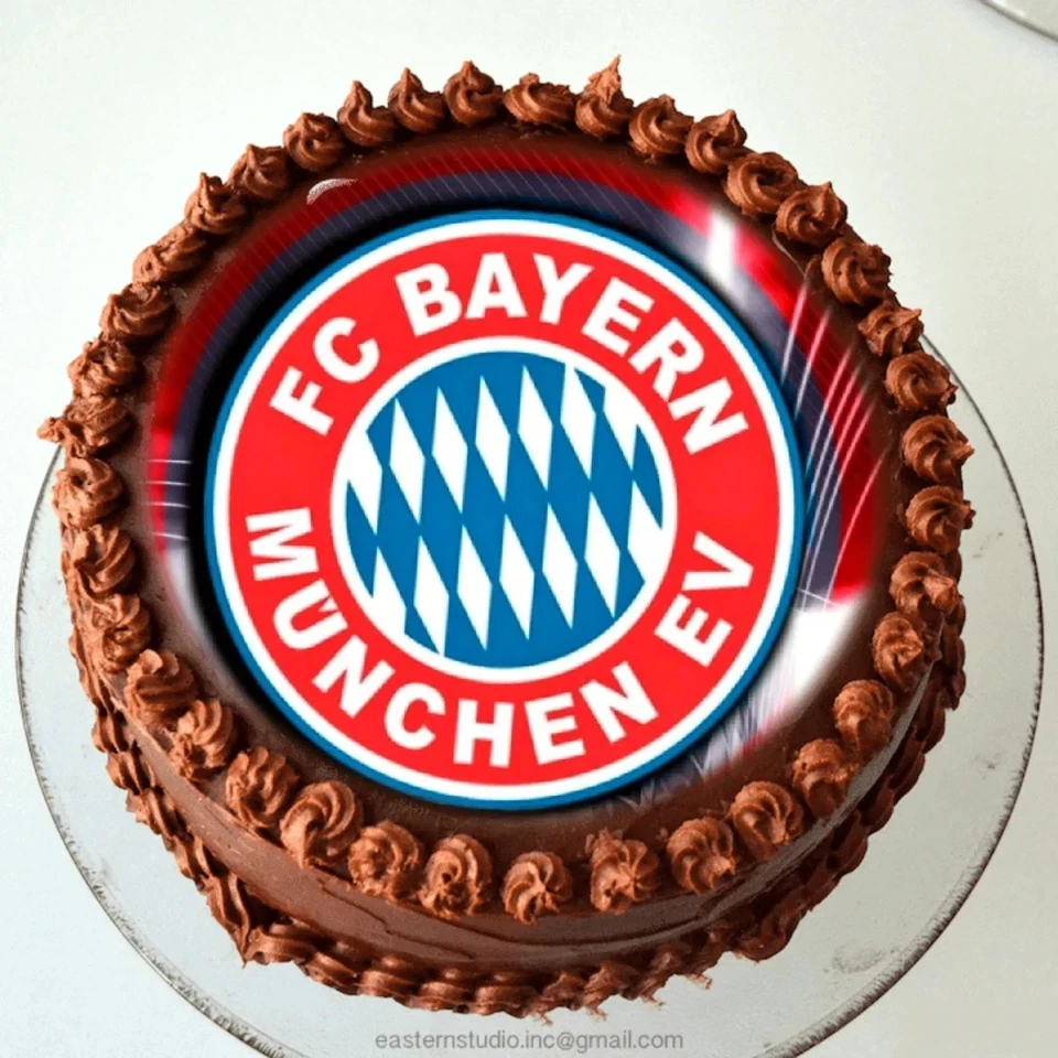 Tortenaufleger Esspapier Fc Bayern München Tortenaufleger - Bild 4 von 4