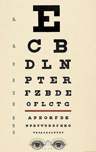 Opticians Test Chart