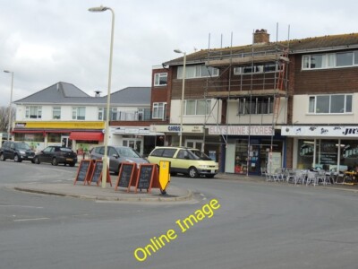 Photo 6x4 Shops at Eastoke Corner - Hayling Island Cafe seems to be adver c2013