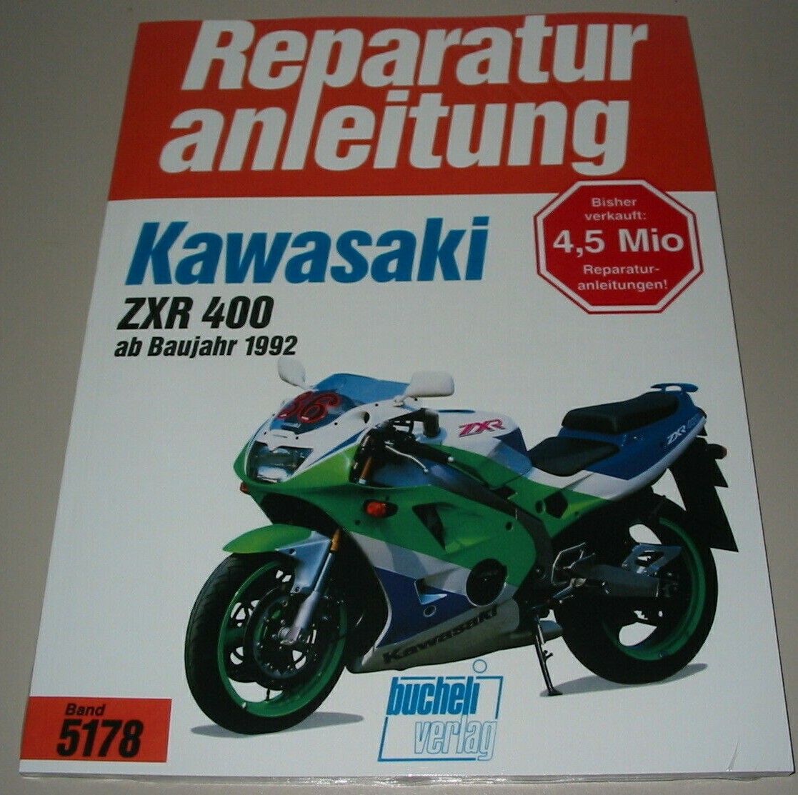 Thumbnail - Reparaturanleitung Kawasaki Zxr 400 Ab Baujahr 1992 Reparatur Buch