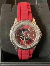 Suntime South Carolina Gamecocks Womens Watch with Silicone Band