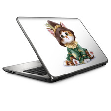 Laptop Skin Wrap Universal for 13 inch - Kitten Scarecrow