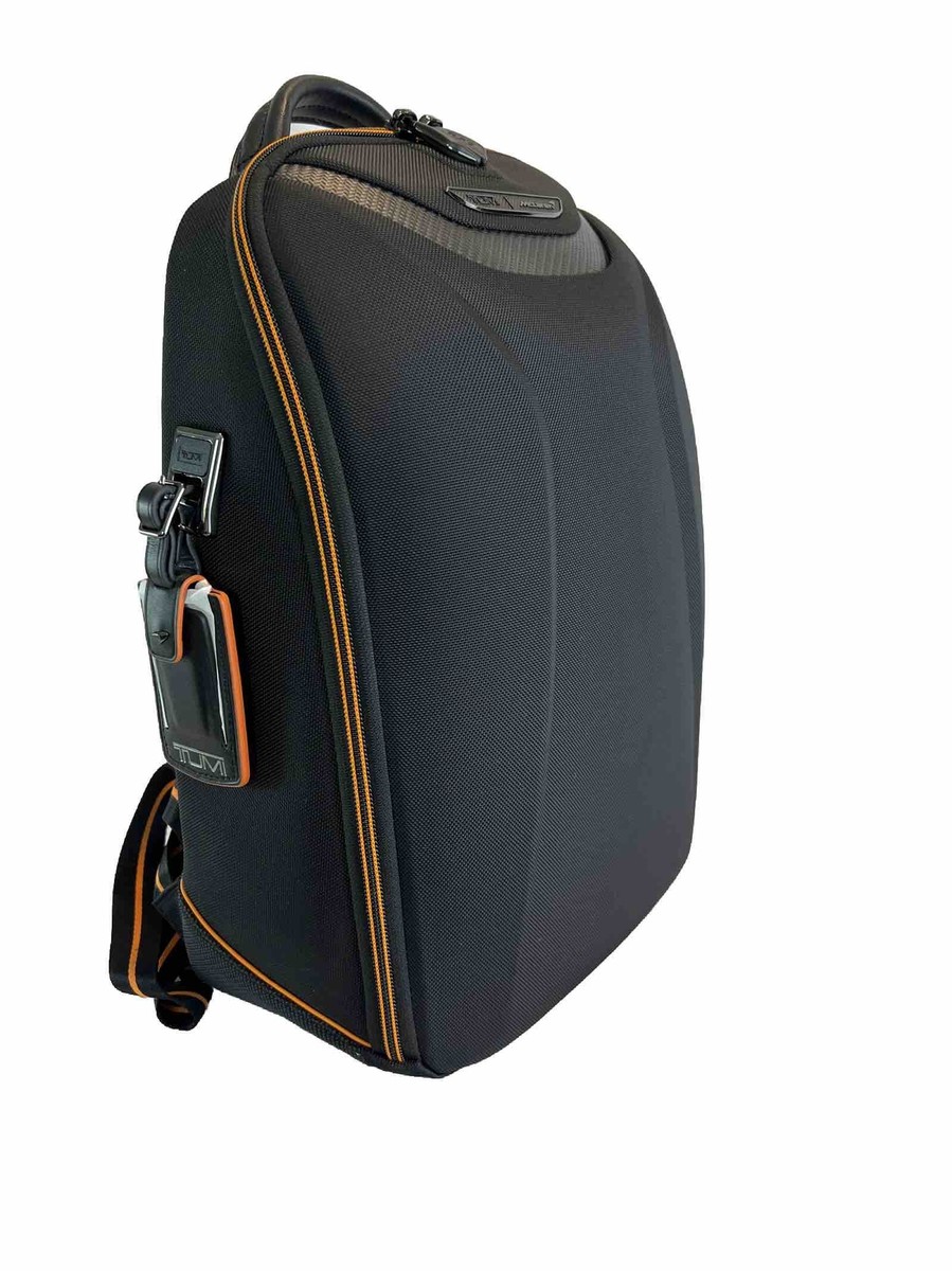 Tumi McLaren Halo Backpack Black with Carbon Fiber NEW