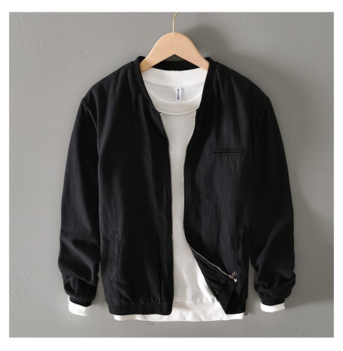 Hot Fashion Retro Casual Cotton Linen Baseball Loose Jacket Outwear Top Sports - Picture 19 of 19