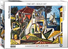 Mediterranean Landscape 1000 Piece Jigsaw Puzzle Eurographics New