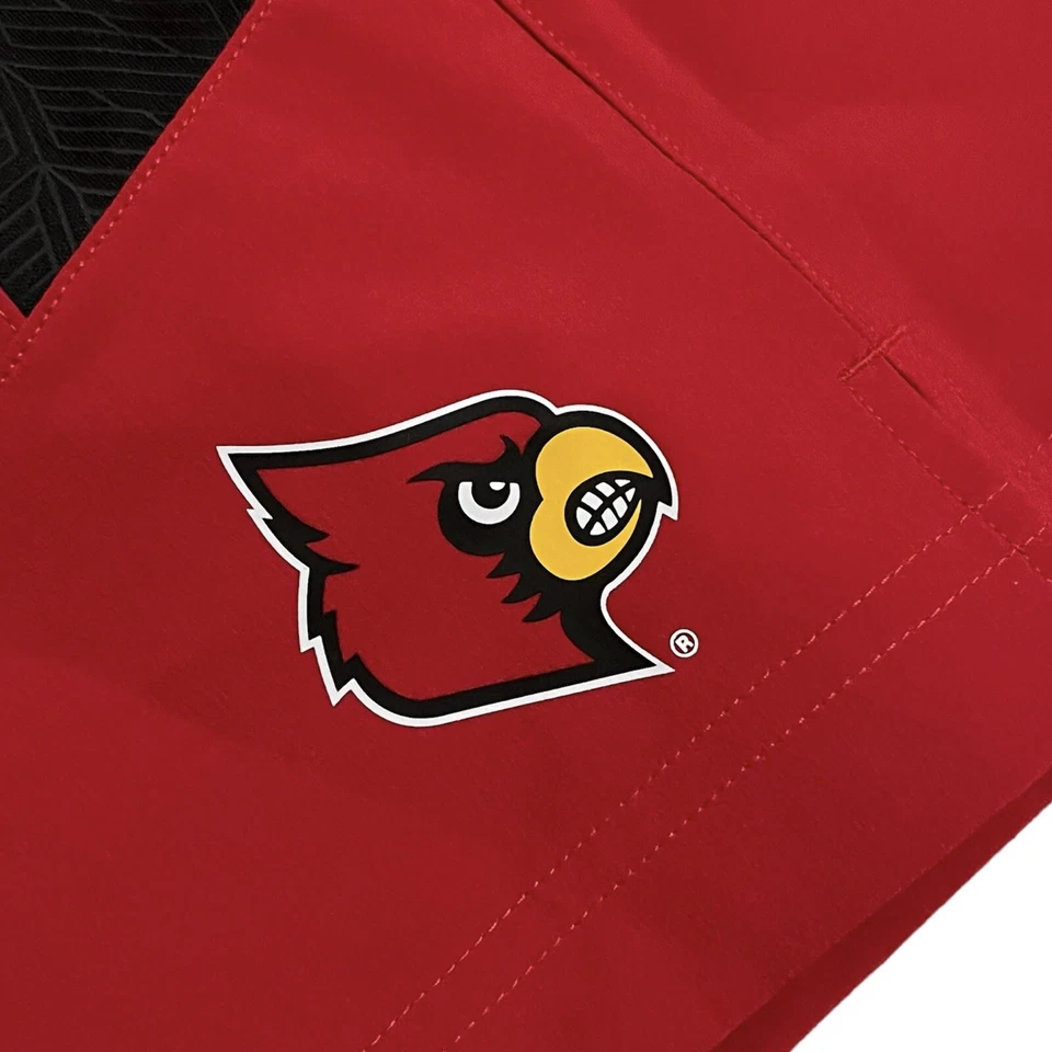 Team Issued Louisville Cardinals QB #13 Jack Plummer Shorts Size Mens L - Image 4 of 4