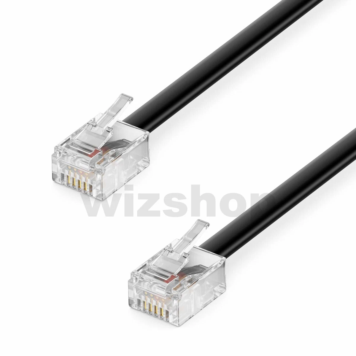 Cavo Prolunga Telefonico BT Da Spina A Doppia Presa - 3 Metri - Adattatore Per Convertire Una Singola Presa UK In Doppia