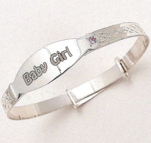 christening bracelets for baby girl