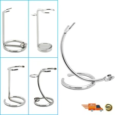 Men's Shaving Straight Razors & Brush Stand - Perfect Curve and Straight Holders