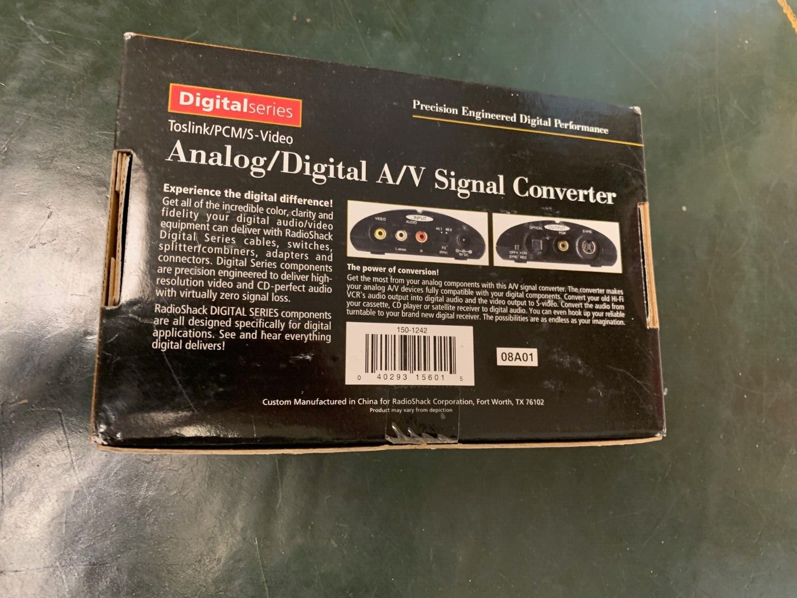 RadioShack 15-1242 Analog/Digital A/V Signal Converter , New 