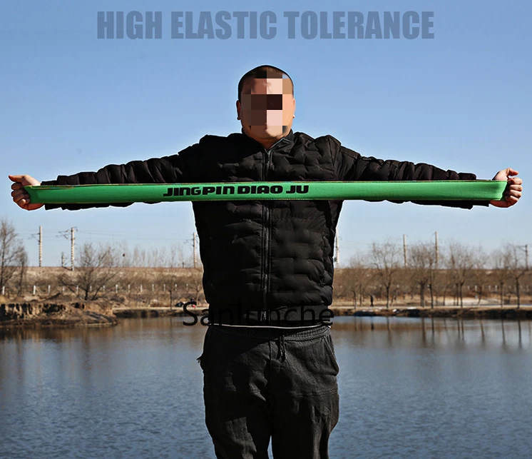 Vara de pesca elástica manga algodão meia capa bolsa de armazenamento protetor 5 cores - Imagem 3 de 4