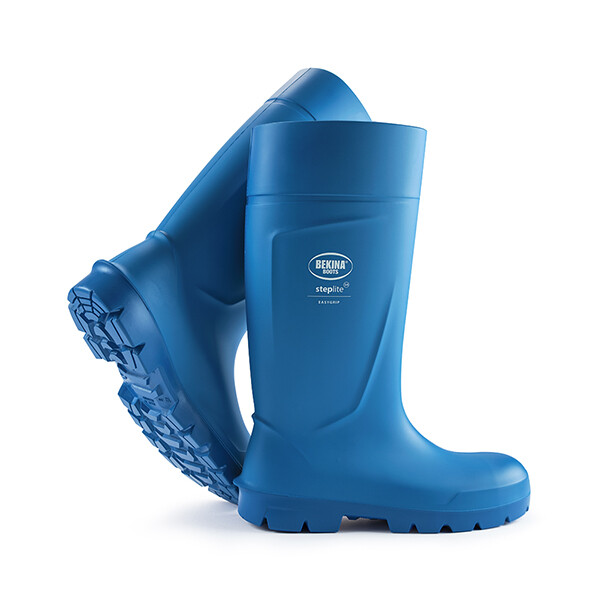 Bekina Steplite Easy Grip Safety Wellingtons S4 Blue Size 12 - Image 3