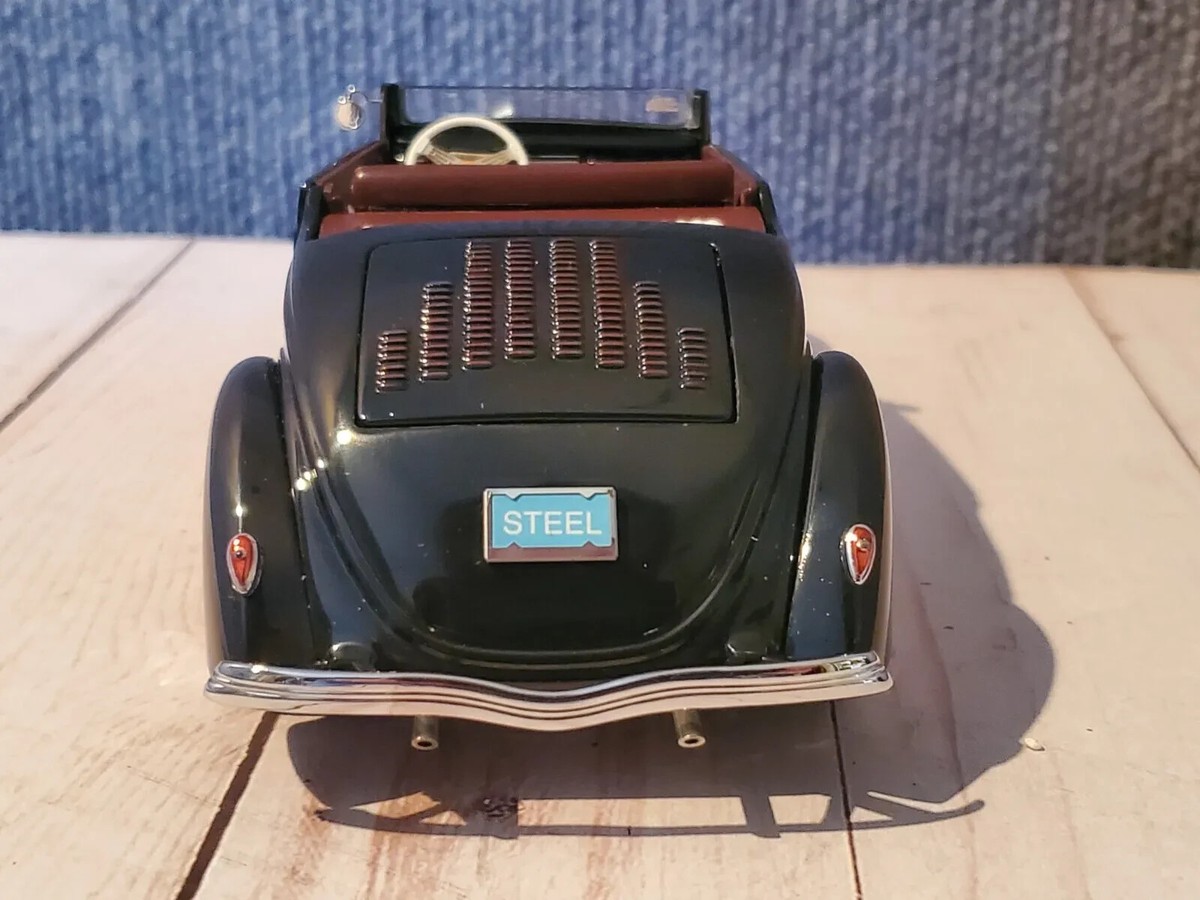 danbury mint 1/24 diecast 1936 Ford Hot Rod, Black, in Box, Papers