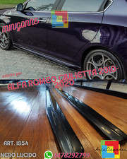 💎UNTER MINIRÖCKE GEEIGNET FÜR ALFA ROMEO GIULIETTA 2010-2020 GLÄNZEND SCHWARZ