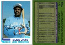 1982 Topps Baseball #470 John Mayberry