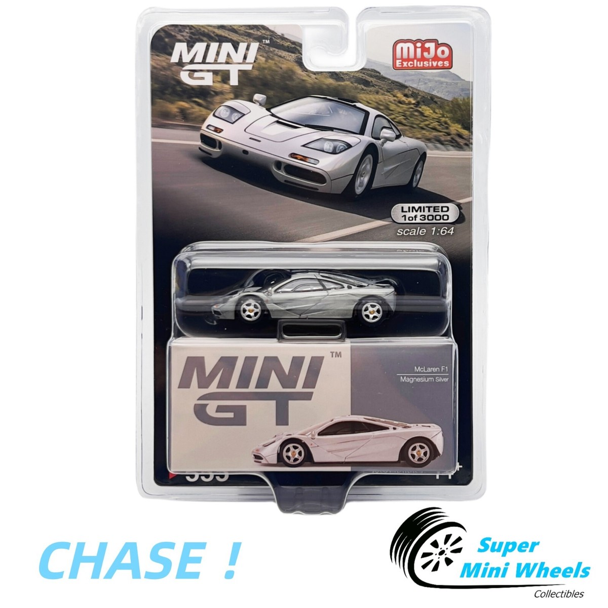 MINI GT マクラーレン F1 (マグネシウムシルバー) チェイスカー CHASE ! Mini GT 1:64 McLaren F1 Magnesium Silver #555 | eBay