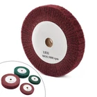6"/8" Nylon Fiber Polishing Wheel Flap Disc Non-Woven Abrasive Wheel 25/50mm