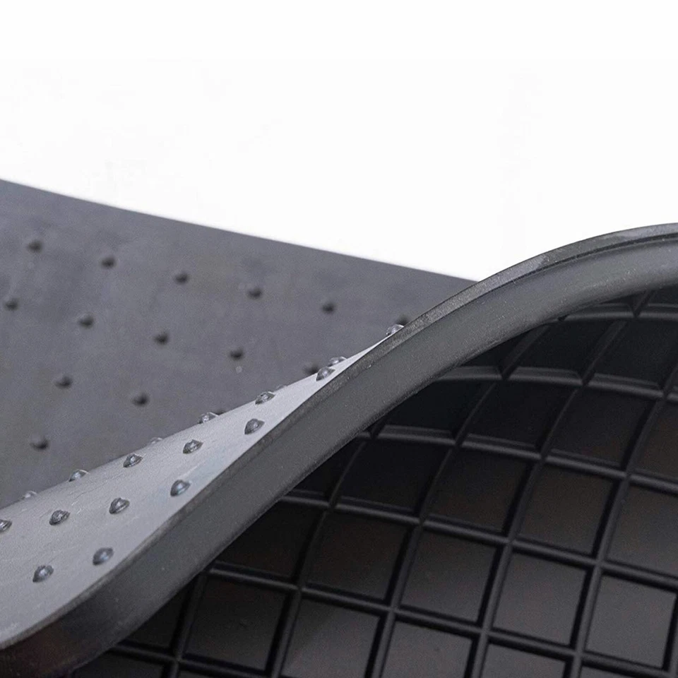 Rubber mats 2 pieces black for Smart Fortwo from 03/2007-10/2014 fit Petex - Image 3 of 4