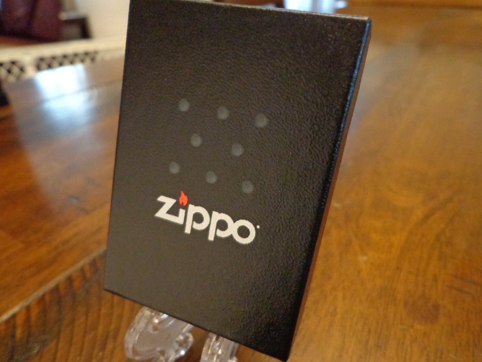 MALLARD DUCK ZIPPO LOGO BRUSH CHROME ZIPPO LIGHTER MINT IN BOX