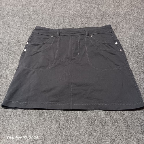 Tranquility Skort Women L Large Blue Geometric A-Line Short Mid Rise