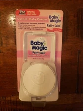 Baby Magic PATTY CAKE Dustless Baby Powder Compact Talc Free Discontinued HTF