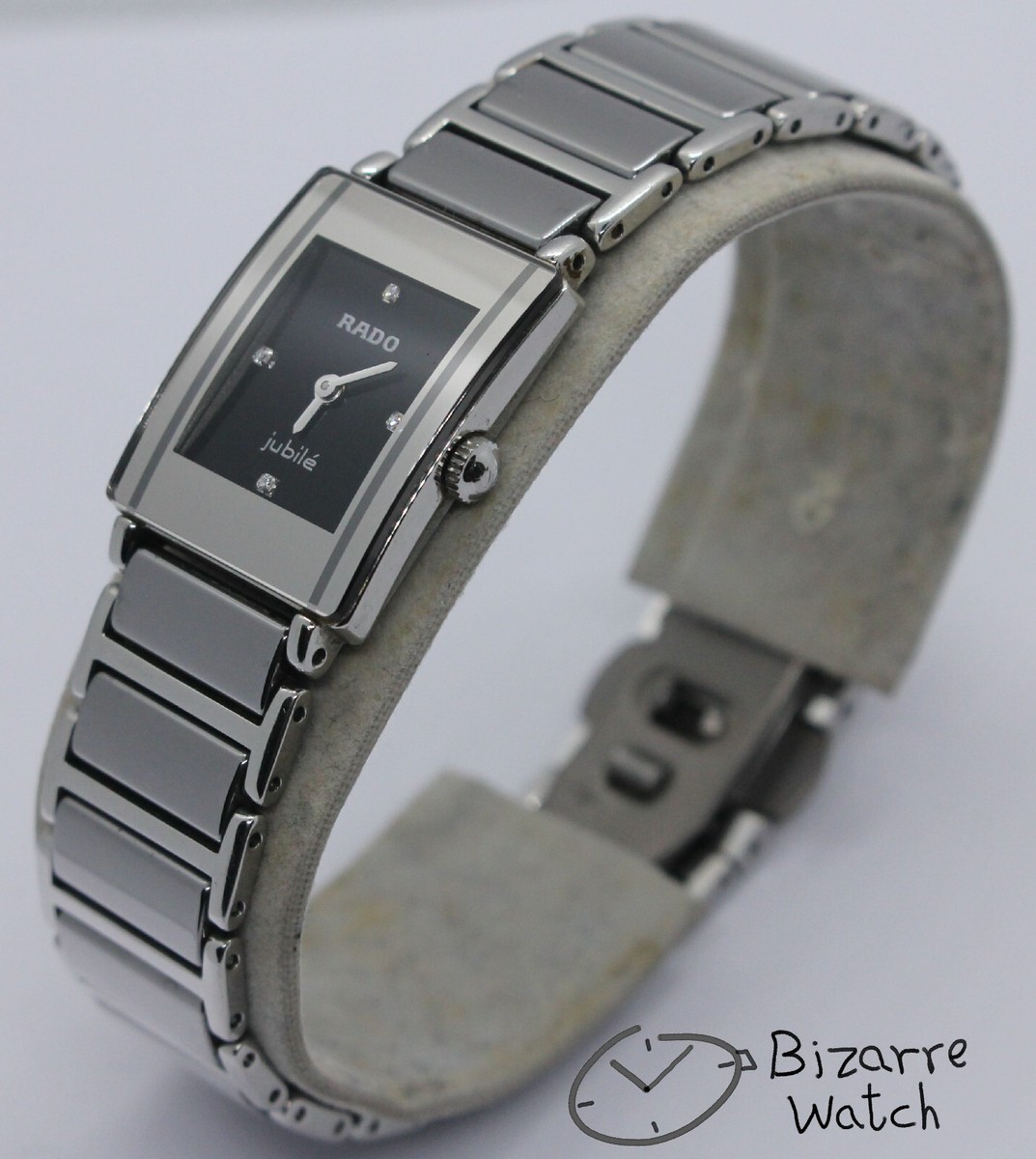 Rado Jubile Ceramic With 4 Diamonds Ladies 18mm 153.0488.3