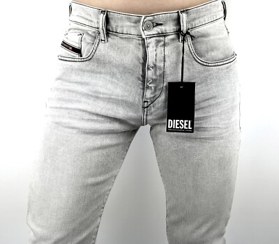 Diesel $275 Men's D-Strukt Mid Waist Slim Fit Jeans - R69RE | eBay