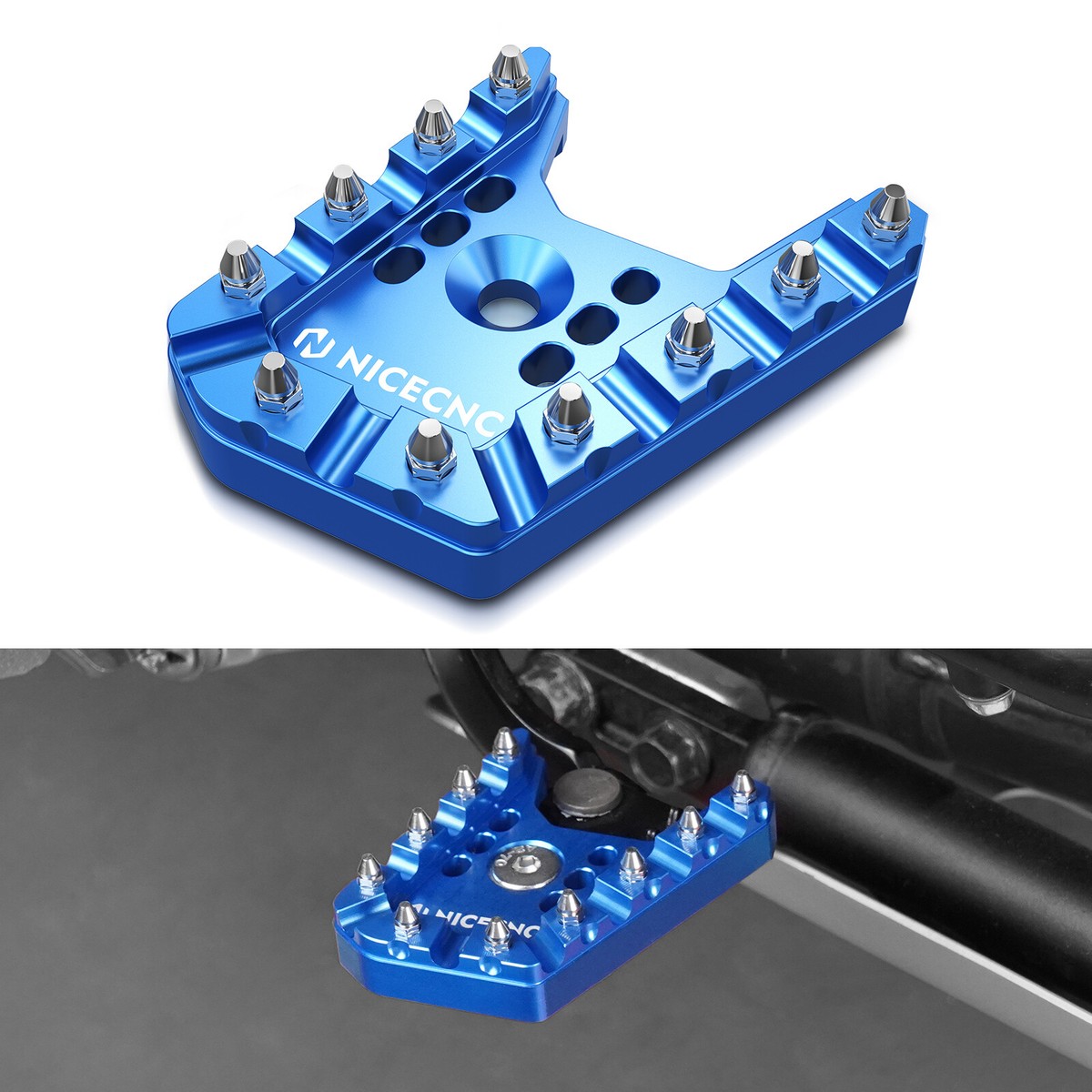 Blue Anodized Rear Brake Lever Extender – For Yamaha Tenere 700 2019-2024