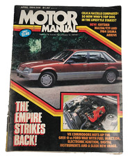 Motor Manual Apr 1984 Car Magazine Holden Commodore