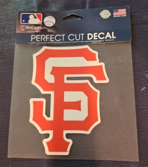 San Francisco Giants Logo Perfect Cut Car Sticker  Official MLB Decal 6 x 6 in  - Image 4 of 4