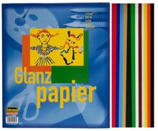 12 Blatt Glanzpapier / 12 verschiedene Farben...