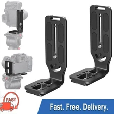 2pcs For DSLR Camera L Bracket Tripod Quick Release Plate Stabilizer Tripod