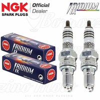 Set 2 Kerzen NGK CR8EHIX-9 ZüNdkerze Iridium Honda Fjs Silber Wing 400 2006-2008