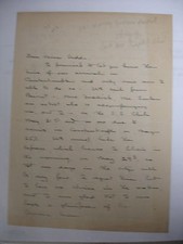 Fundamentalist–Modernist Harry Emerson Fosdick 20th Cen letter signed-preacher