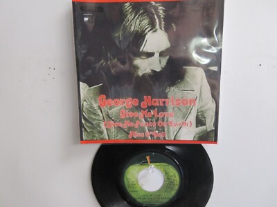  GEORGE HARRISON HIT 45+PICTURE [GIVE ME LOVE(Give Me Peace On Earth)] 1973 ! 