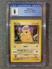 2000 Pokemon Pikachu 87/130 Base Set 2 CGC 9 (PSA BGS) NM/MINT+