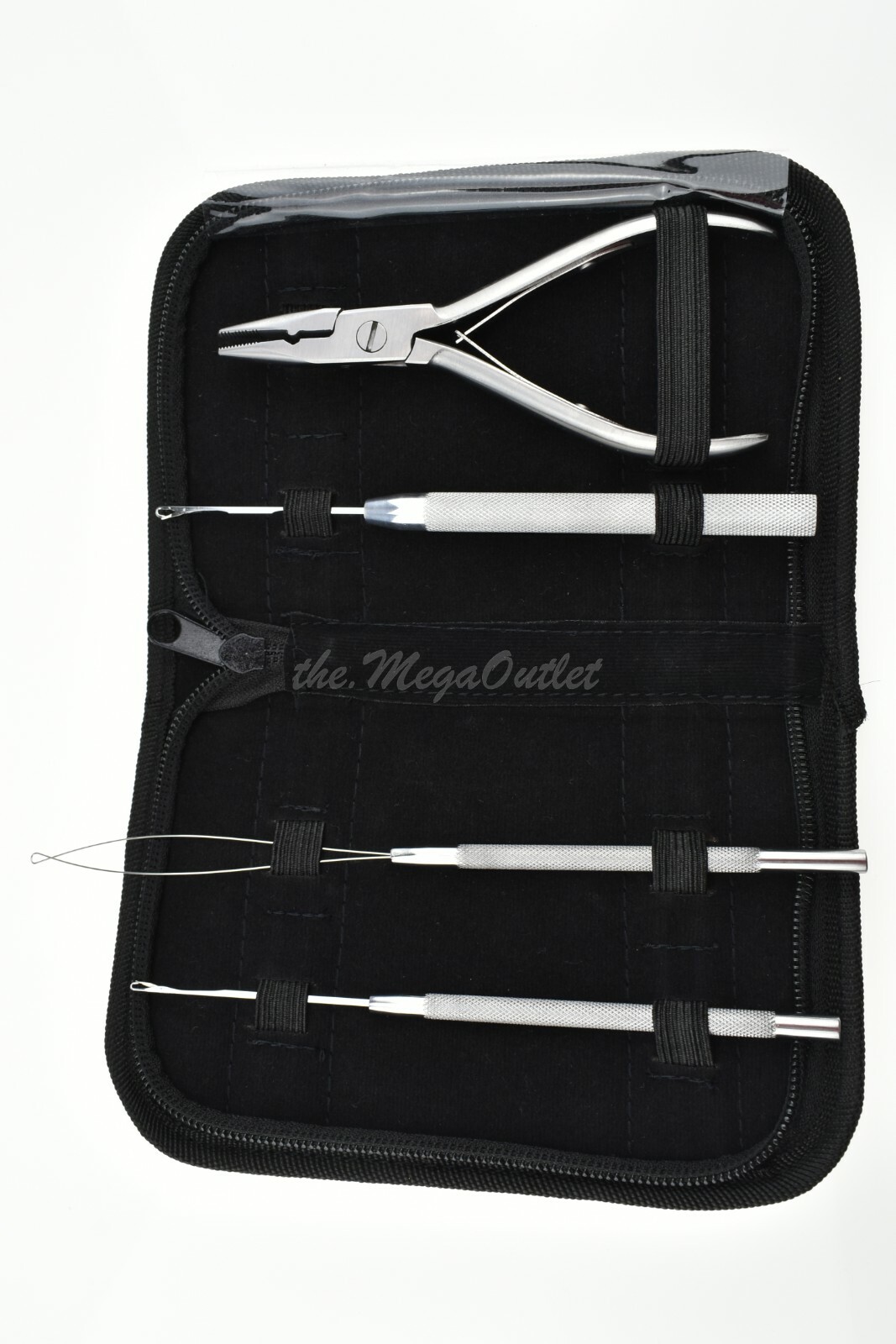 Hair Extension Removal Micro Ring Fitting Pliers Crochet Loop Tools