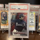 1994 Bowman's Best-Red Parallel-#40 Ken Griffey Jr-PSA 8