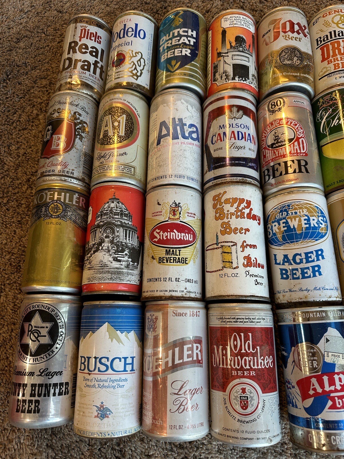 Lot Of 44 Vintage Beer Cans eBay