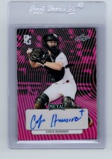2023 Leaf Perfect Game Cole Hansen Auto #1/1 Autograph One Of Rutgers Seton Hall