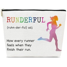 Gifts for Runner Makeup Bag, Running Gifts for Women Marathon multicolor01