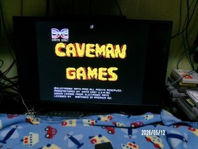#979 Caveman Games NES Authentic CIB & Tested. W/ Box Protector