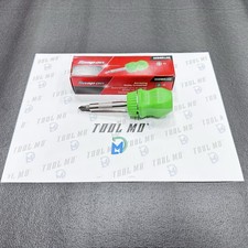 Snap-on Tools Usa New Green Stubby Hard Handle Ratcheting Screwdriver Ssdmr1ag Snap-on Tools Usa New Green Stubby Hard Handle Ratcheting Screwdriver Ssdmr1ag