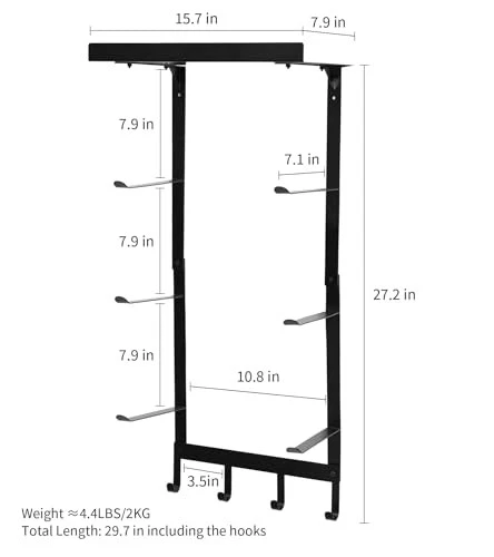 Yoga Mat Holder Wall Mount,Workout Storage Organizer for Home Gym Yoga Mat Holder Wall Mount,Workout Storage Organizer for Home Gym