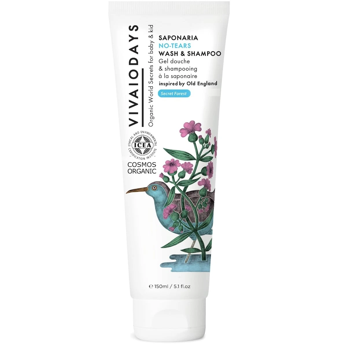 VIVAIODAYS Organic Saponaria No-Tears Wash & Shampoo, Mild, Gentle and Soap F...
Opens in a new wind