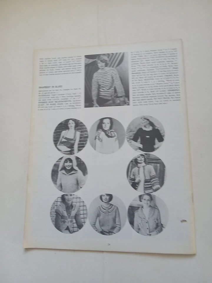 Vintage 1977 Good Housekeeping Dazzling Sweaters To Knit Or Crochet - Image 2 of 4