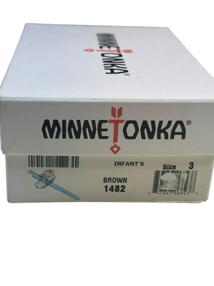 Minnetonka младенцев размер США 3 классический коричневый бахрома замшевые ботинки 1482 - Изображение 2 из 4