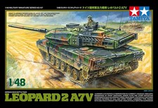 Tamiya Leopard 2 A7V German Main Battle Tank 1:48 Model Kit - 32607
