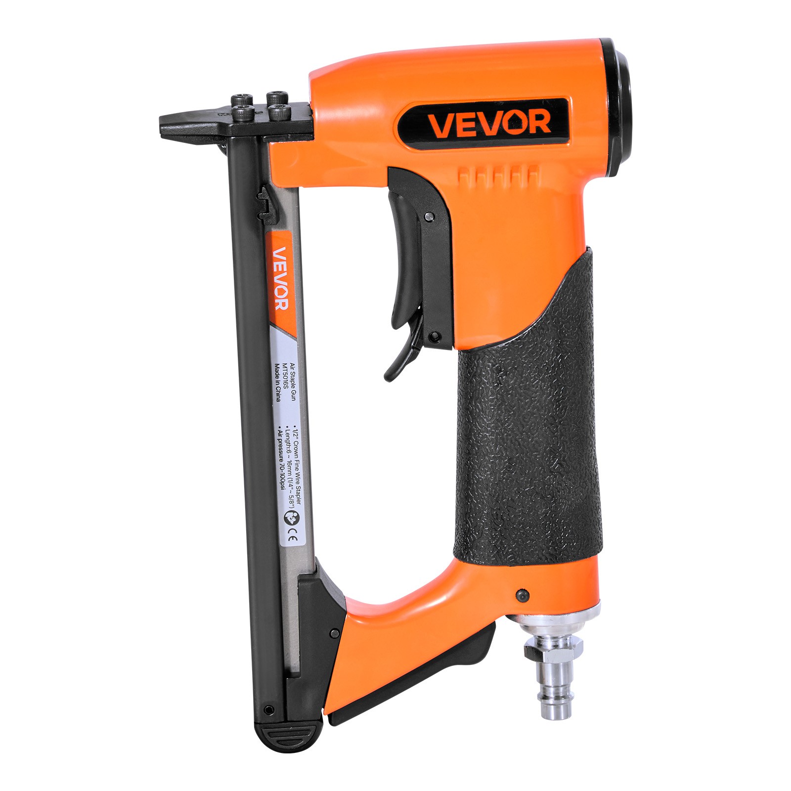 VEVOR Pneumatic Staple Gun 20 Gauge for 50 Series Fine Wire Staples 1/2" Crown